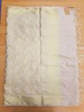 Beige Golden Floral Pattern Banarsi Dupatta Chunni #2151558
